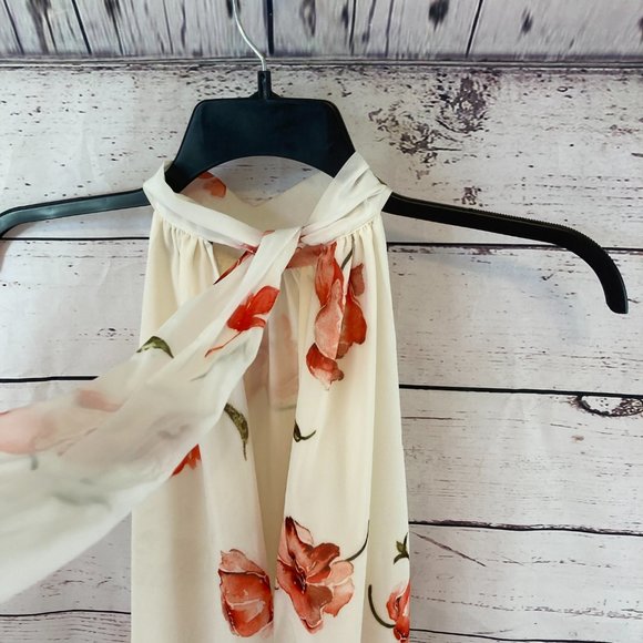 Haute Hippie morrison flowing flowers tie shift dress - Picture 11 of 12